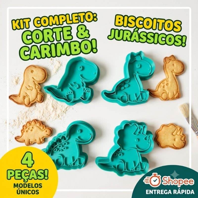 Kit Dinossauros — Cortadores 3D